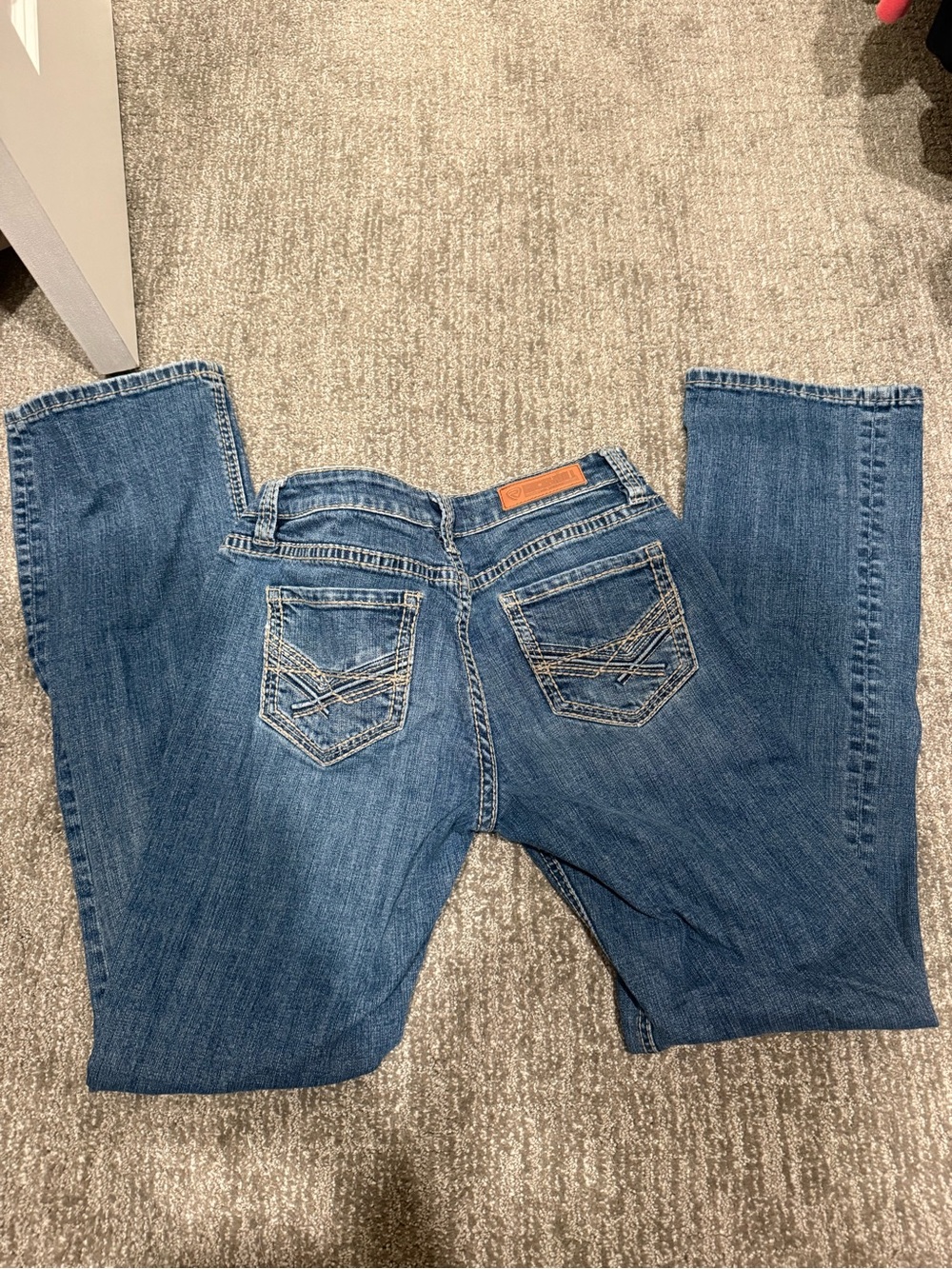 Rock & Roll Denim Mid Rise Relaxed Straight 26/34